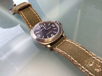 French Canvas watch band gallery