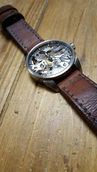 Tissot on Mauser with black stitching