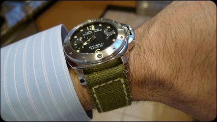 French Canvas watch band gallery