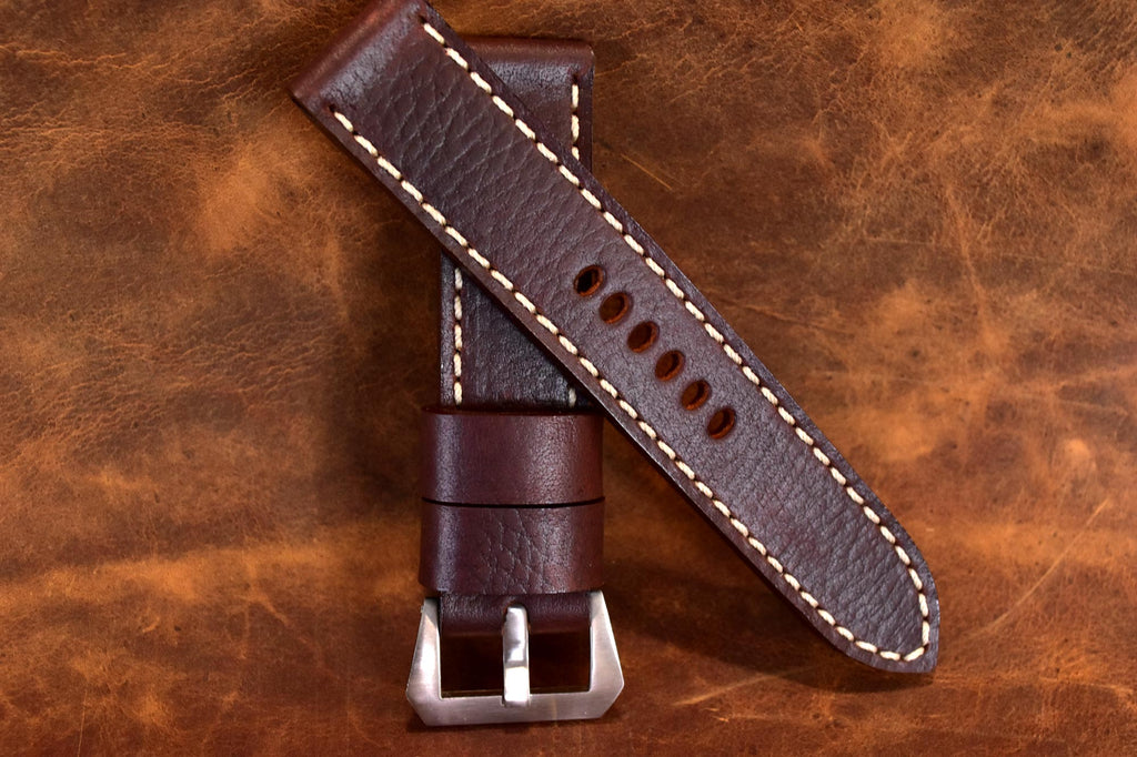 Horween Milled Maple Leather Watch Strap
