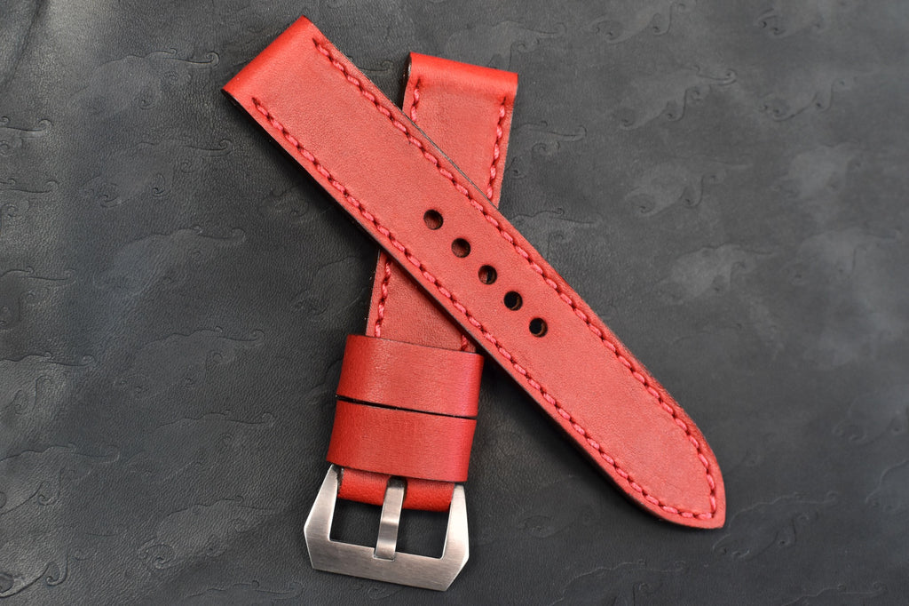 Ruby Leather Watch Band