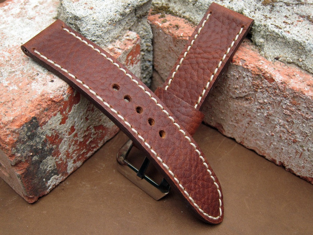 Corojo handmade leather watch strap PAM 372