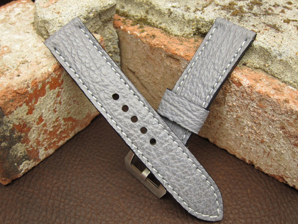 Maverick light gray custom shark watch strap