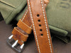 Z-Matten custom vintage leather military strap