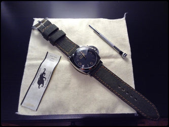 French Canvas watch band gallery