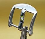 Screw-in thumbnail buckle, polished