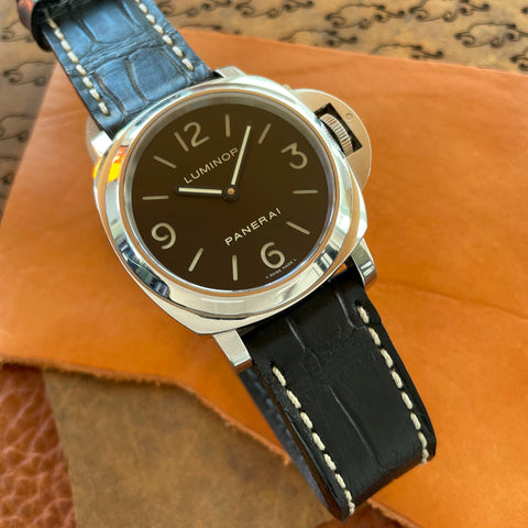 Black Gator Watch Strap