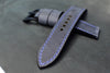 Crazy Navy Leather Watch Band