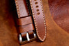 Horween Whiskey Cavalier Leather Watch Strap