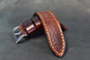 Midnight Mahogany Leather Watch Band