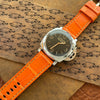 Outrageous Orange Gator Watch Strap