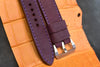 Horween Plenty Purple Leather Watch Band