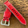 Rockin' Red Gator Watch Strap