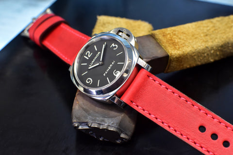 Ruby Leather Watch Band