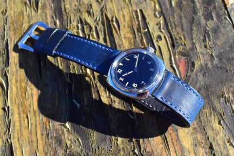 Blueberry Horween leather Panerai strap
