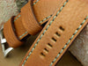 Brindle handmade watch strap with oval holes