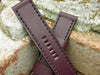 Bruise handmade leather watch strap
