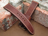 Corojo custom watch strap with sewn in Pre-V buckle