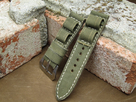 Canvas customer material handmade watch strap