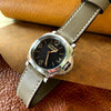 Field Olive Leather Watch Strap