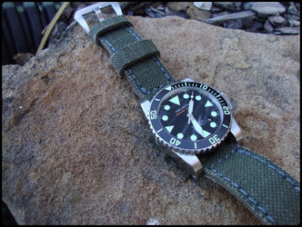 French Canvas watch band gallery