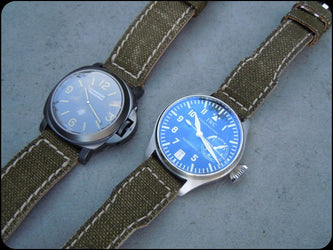 French Canvas watch band gallery
