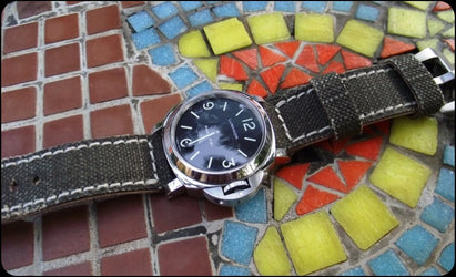 French Canvas watch band gallery