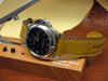 Muse handcrafted leather watch strap on Panerai Luminor 112