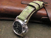 Oddity handcrafted leather watch band on Panerai 112 Luminor