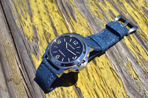 Rolled Denim Watch Strap