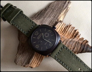Rolled American Canvas watch band gallery