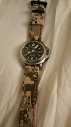 Rolled Digi Camo watch band gallery