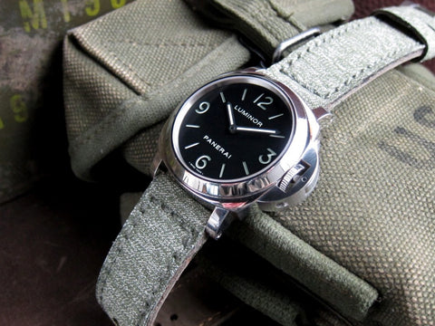 Swiss Canvas vintage military watch strap