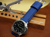 Tahoe custom leather watch strap on Panerai Luminor base sandwich dial